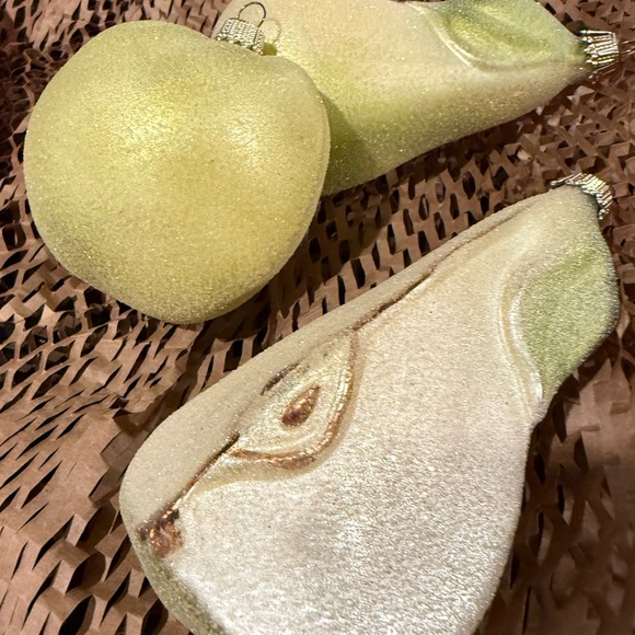 Colorful Fruit and Vegetable Ornaments (set of 6) - Picture 3 of 5